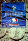 Collection officielle des 18 mdailles de l'Equipe de France