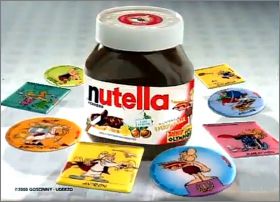 Astérix aux jeux Olympiques Autocollant Relief  Nutella 2000
