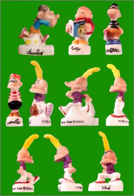 La bande � Titeuf  - 10 F�ves Brillantes - Alcara -  2006