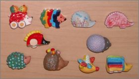 H�rissons en Folies - Alcara -F�ves brillantes et mates-2010