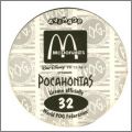 Pocahontas - Pogs  Mc donald Avimage- Disney - 1994