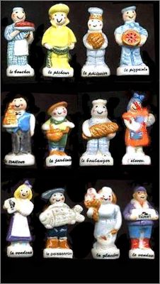 Les M�tiers "Thiriet" - Alcara - 12 F�ves Brillantes - 2001