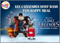 Les 5 L�gendes - Happy Meal -  Mc Donald - 2012