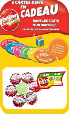 Mini-Babybel - 6 cartes d�fis - Cap ou pas cap - 2012