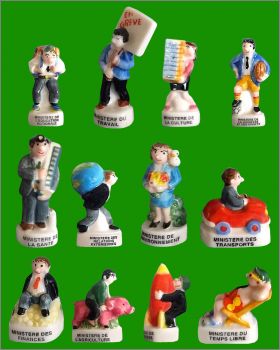 Minist�res trait�s avec humour F�ves Brillantes Nordia 2002