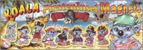 Koala - PiratenInsel - S�rie 2 - 8 Magnets - Scholler - 2007