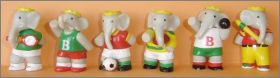 Babar fait du Sport - Figurines Mamie Nova - 2002