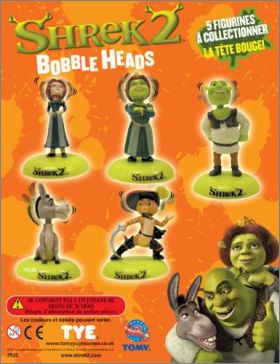 Shrek 2 - Bobble Heads - Figurines Tomy - 2004