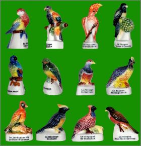 Oiseaux tropicaux - 12 F�ves Brillantes - Alcara - 2002