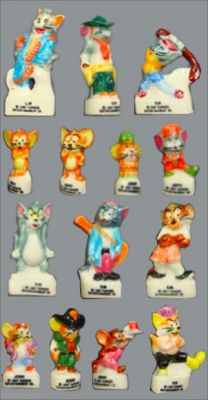 Tom et Jerry  B - 14 F�ves Brillantes - Alcara - 1997