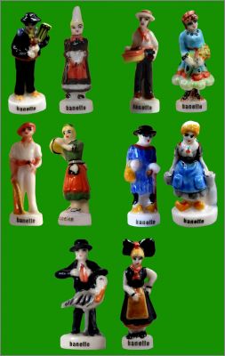 Provinces de France 10 F�ves Brillantes Banette Alcara 1997