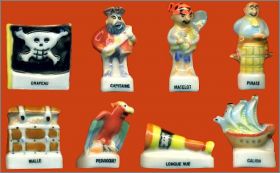 L'�le au tr�sor - 8 F�ves Brillantes - Nordia - 1998