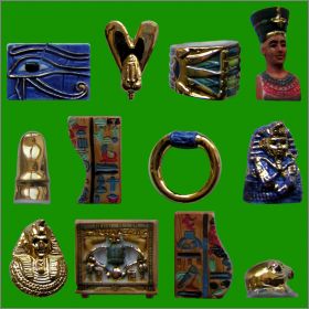 Tr�sors d'Egypte - 12 F�ves Brillantes et Dor�es Alcara 2008