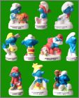 Les Schtroumpfs( Peyo) 10 F�ves Mates - 2002