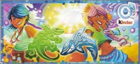 Bracelets Animaux - UN261 et UN262 - Kinder Joy - 2010