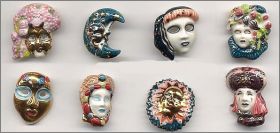 Les Masques V�nitiens - F�ves Brillantes et Dor�e - 2001