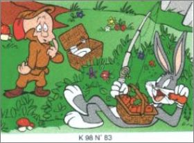 Puzzles Bugs Bunny et ses amis - K98-77 � K98-84 - Kinder
