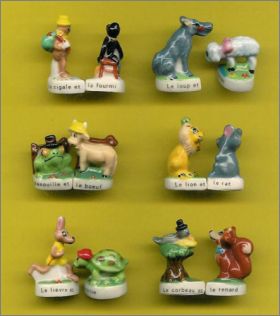 Fables de la Fontaine - 12 Fves Brillantes - Vahin - 2008