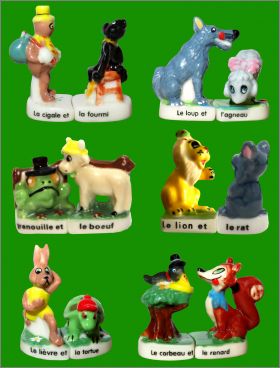 Fables de la Fontaine - 12 F�ves Brillantes - Vahin� - 2008