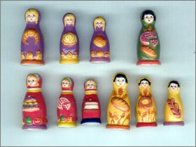 Les Poup�es Russes - 10 F�ves Brillantes - Nordia - 2010