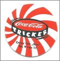 Coca-Cola Tricker Crazy Fun "Sun" - Pogs - 1996