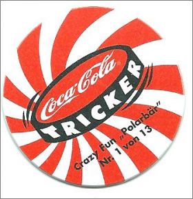 Coca-Cola Tricker Crazy Fun "Polarb�r" - Pogs - 1996