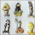 Bugs Bunny - Cramique  - 6 Fves plates - Alcara - 1993