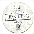 The Lion King (Le roi Lion ) 70 Pogs - Selecta - 1996