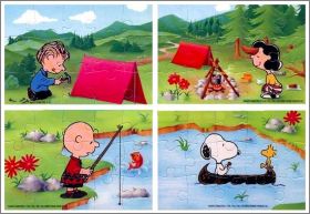 Snoopy et ses Amis au camping - Puzzles - Kinder - 1993