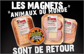 Les Animaux du monde - 24 Magnets - Maître Jacques - 2013