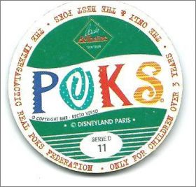 Poks série D - Disneyland Paris - Delhaize -  Pogs - 1996