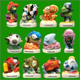 Dr�les de poissons - 12 F�ves Brillantes - Arguydal - 2003