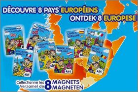 Kiri Magnets D�couvre 8 pays europ�eens - Belgique - 2009