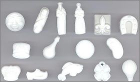 F�ves plastique IV - Magenta Uniplast - F�ves Blanches -1950