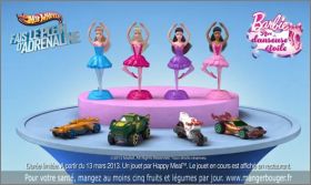 Poup�e Barbie/V�hicules Hot Wheels-Happy Meal-Mc Donald-2013
