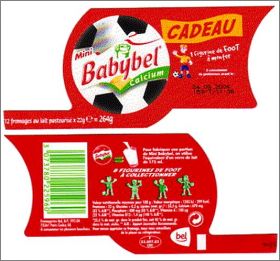 Figurines de Foot  � monter - Mini Babybel - 2004