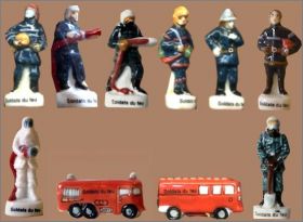 Les soldats du feu - 10 F�ves Brillantes - Alcara - 2001