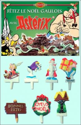 Asterix - Piques d�cor No�l - F�ves Mates