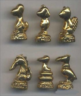 La famille de f�ves en or 6 F�ves Dor�es Banette Prime 2010