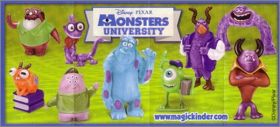 Monstres Academy - Disney Pixar - Kinder Joy  TR250 à TR258