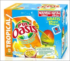 P'tit Oasis - Les Fruits - Magnets - Oasis - 2013 - Belgique