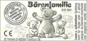 B�renfamilie - Kinder Allemagne  1995 - 640 964