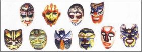 Les Masques Vnitiens  - 10 Fves Brillantes - Alcara - 1996
