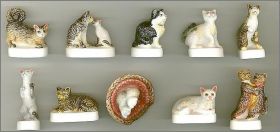 Nos Amis Les Chats - 10 F�ves Brillantes - France D�cor 2009