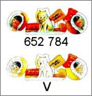 Autocollants fonc� et clair