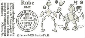 Rabe - Kinder Allemagne   1993 - 611 301
