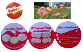 Tampons Relief 8  collectionner - Mini- Babybel - 2013