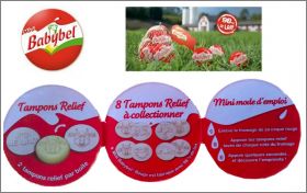 Tampons Relief 8 � collectionner - Mini- Babybel - 2013