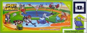 Sporty Animals - Kinder Surprise -  DC111 � DC118 - Russie