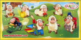 Moutons Pâques - Maxi Kinder - TR-250-1 à TR-250-8  - 2013